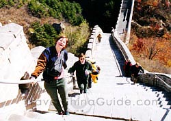 Aha, we are on the Great Wall!